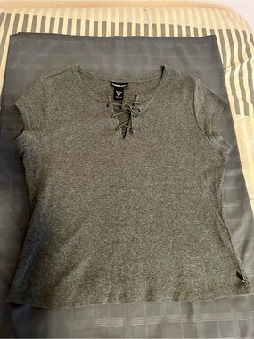 Express jeans tie front top